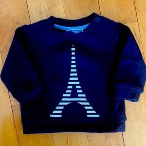 Jacadi Eiffel Tower sweatshirt